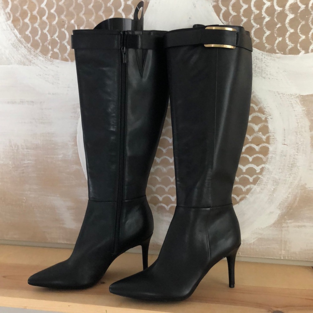 Calvin Klein black boots New!